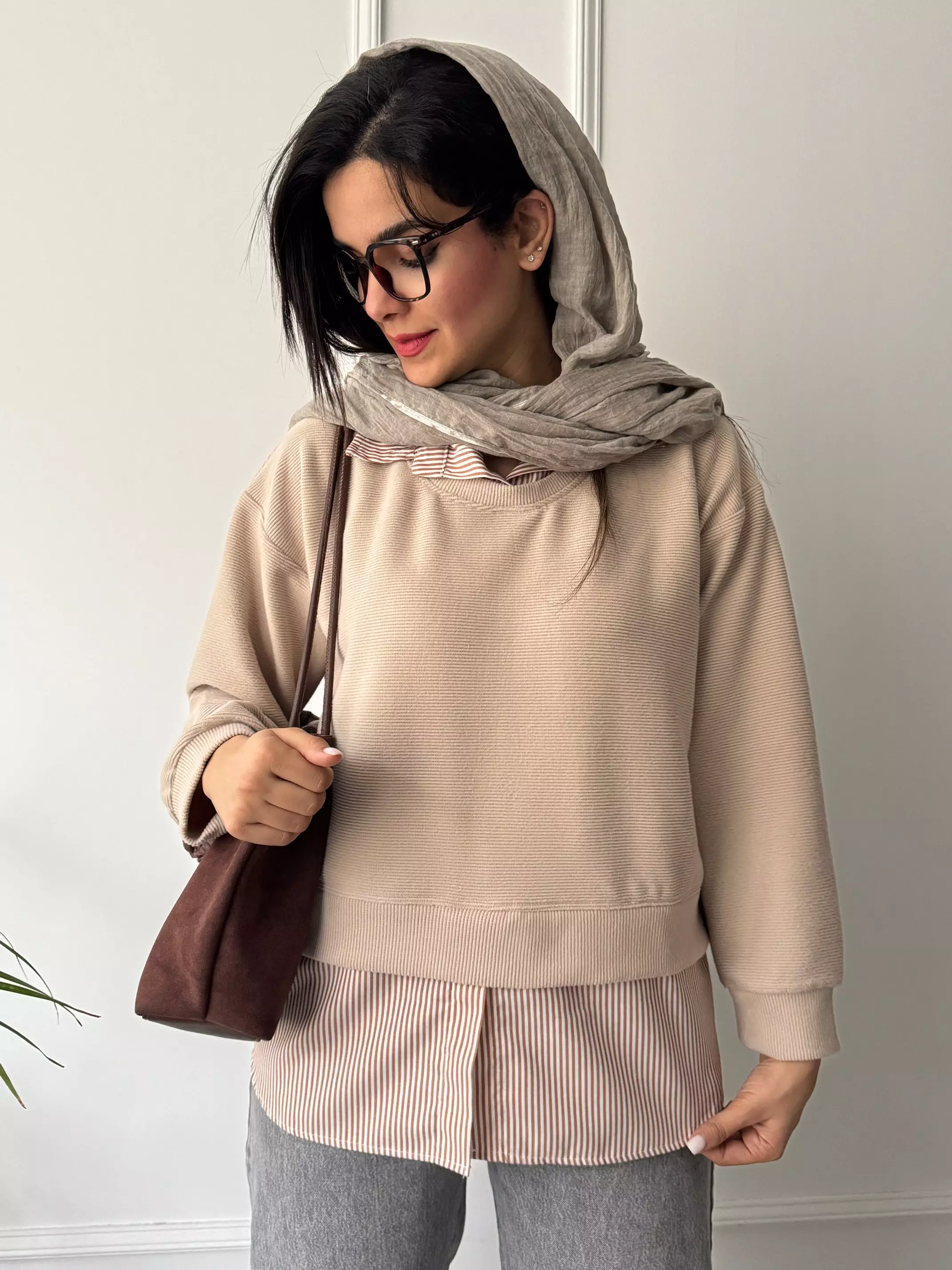 شومیز مانتویی دوتیکه پرتو